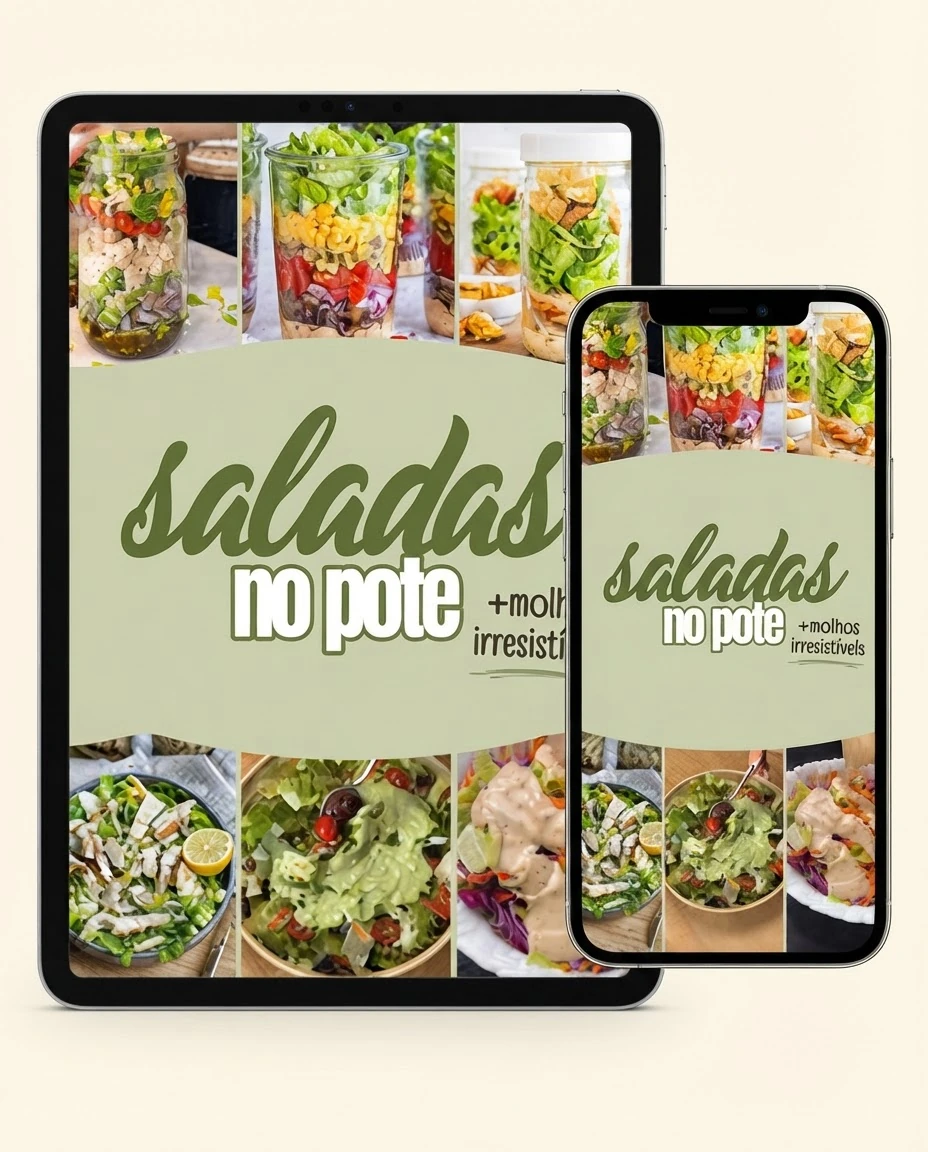 Saladas no Pote + Molhos Irresistíveis